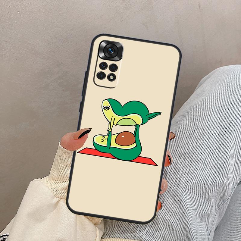 

Cute Avocado For Xiaomi Redmi Note 14 10 11 12 13 15 Pro Plus Case Cover For Redmi 15 15C 14C 10C 12C 13C Redmi 15C 5G