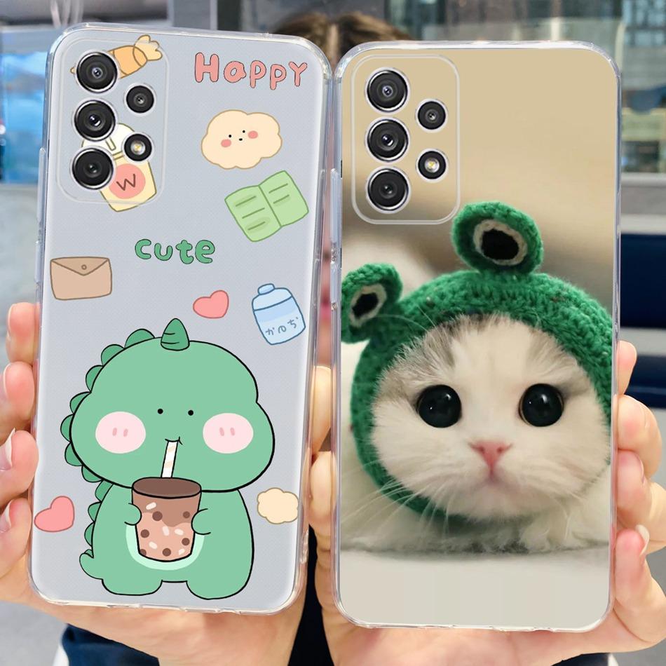 Stylish Soft Silicone Case For Samsung Galaxy A33 A53 A73 5G Clear TPU Phone Back Cover For Samsung A73 A53 A33 A336B A53B A736B
