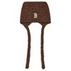 MLB Polyester Beanies Unisex Brown Fashion 3ABNV0756-43BRP