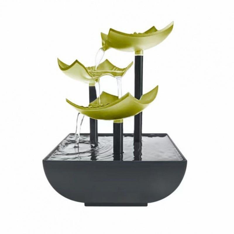 Desktop Rockery Waterfall Fountain for Home, Bedroom, or Living Room Decor