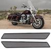 Pair of Saddlebag Reflector   Cover   Warning Large Size Fit for   FLT FLHT 2014-2017