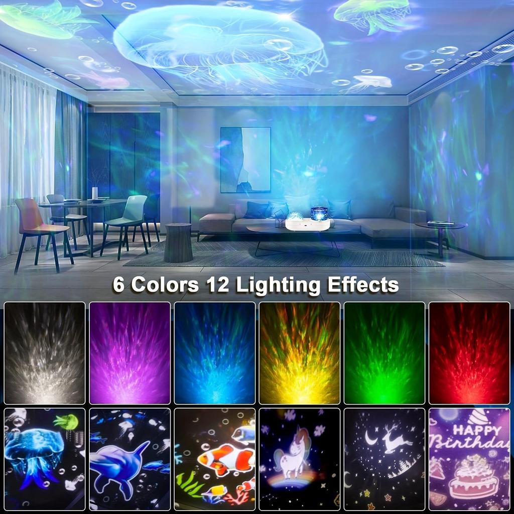 Star LED Night Light, Projector Star Ocean Light Suitable For Birthday Christmas Gift Bedroom Decor Blue