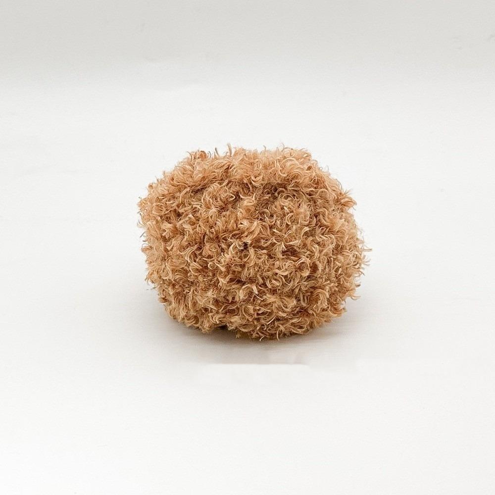 

50g Weight Curled Teddy Yarn Curled Texture Circle Yarn Craft Yarn Plush Doll Yarn For Scarf 5