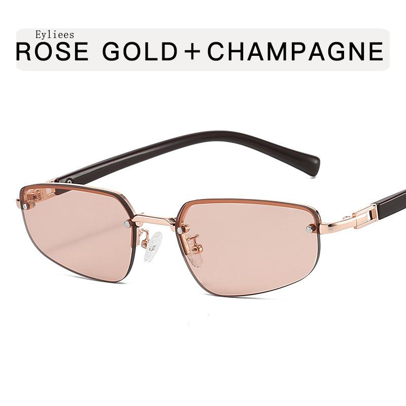 Vintage Allopy Square Y2K Sunglasses for Women New Fashion  Silver Gradient Hip Hop Sun Glasses Ladies Sexy Shades Driving