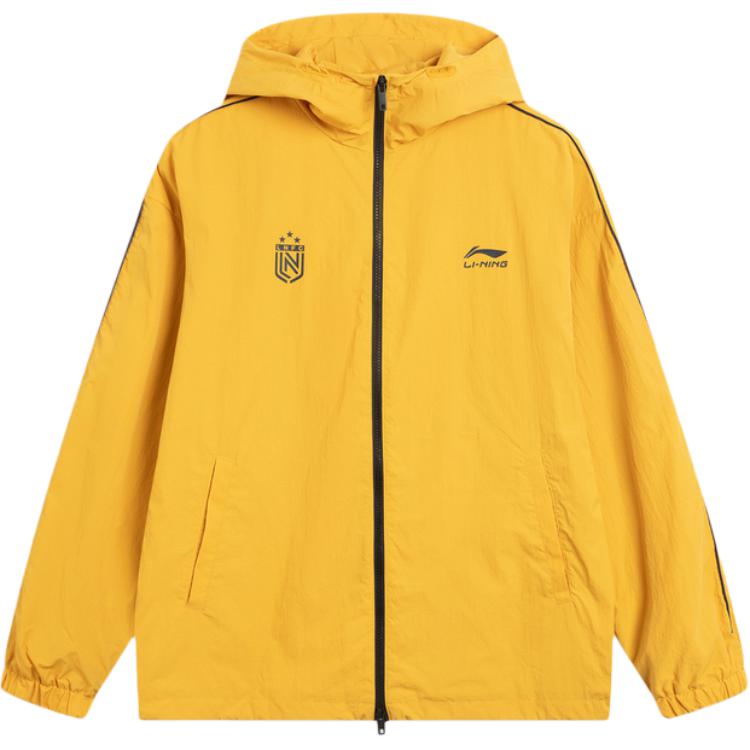 Li Ning Sports Lifestyle Series Brand Logo Zip Hooded Casual Windbreaker Unisex Outerwear AFDVH29-5
