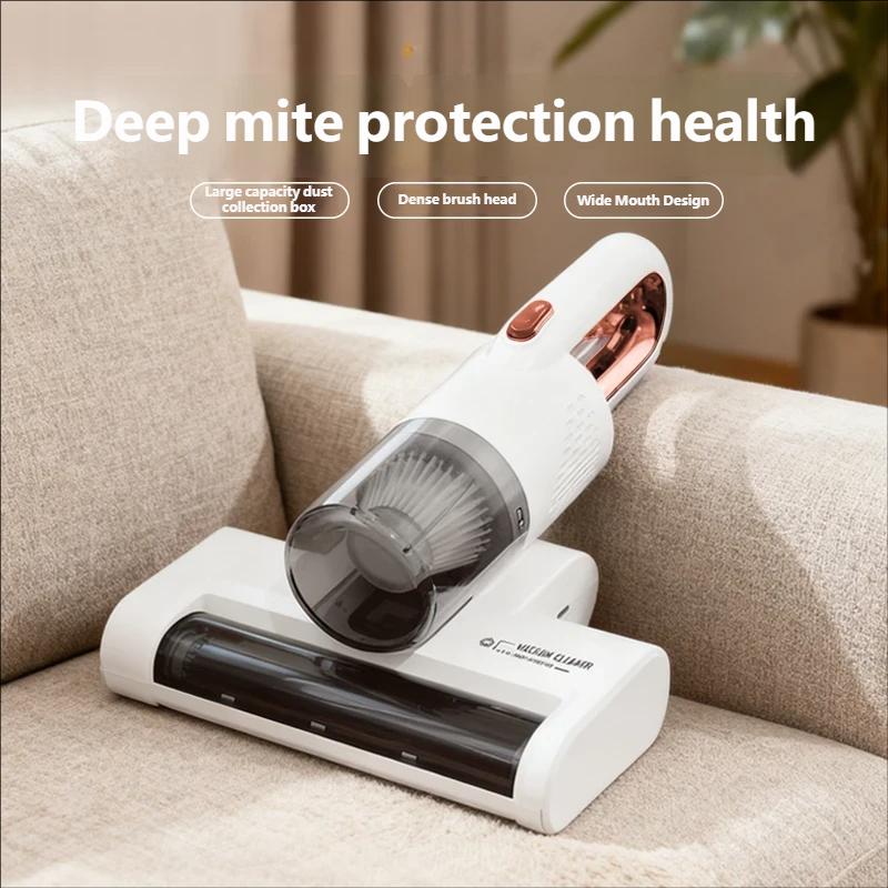 Wireless Mite Remover for Bed and Sofa Household Vacuum Cleaner with Strong Suction and New Small Ultraviolet Sterilizer for