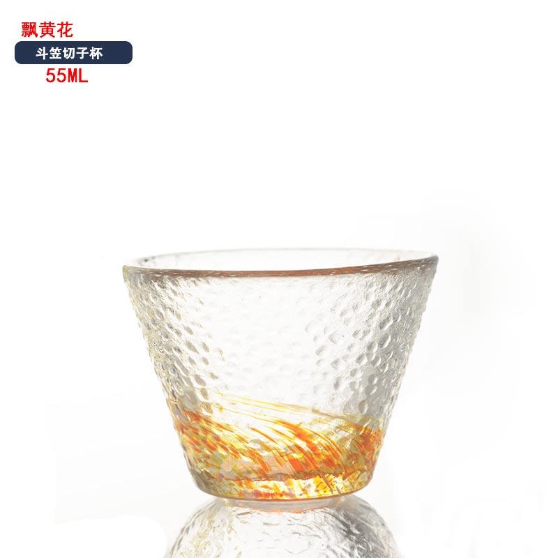 Japanese Style Colour Sake Glasses Creative Patterns Small Teacup 40ML 55ml Household Tavern Glass Cup Refined Kung Fu Tea Cup
