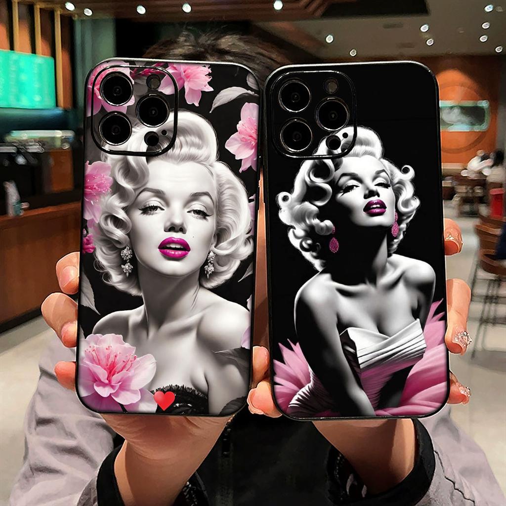 Funda Coque Cover for Samsung Galaxy S25 S23 S22 S24 FE Ultra S10 Plus A05 A06 A15 A16 A26 A35 S10E Case M-Marilyns M-Monroes