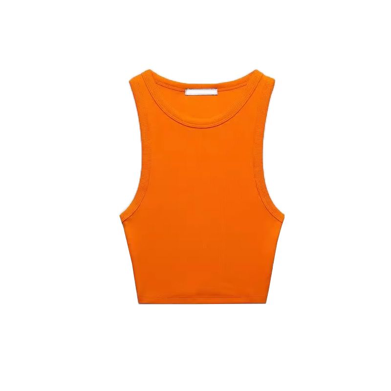 Spring New Arrival Basic All-Matching Sexy Wind Silm Short Inner Wear Rib T-shirt Vest 3253329