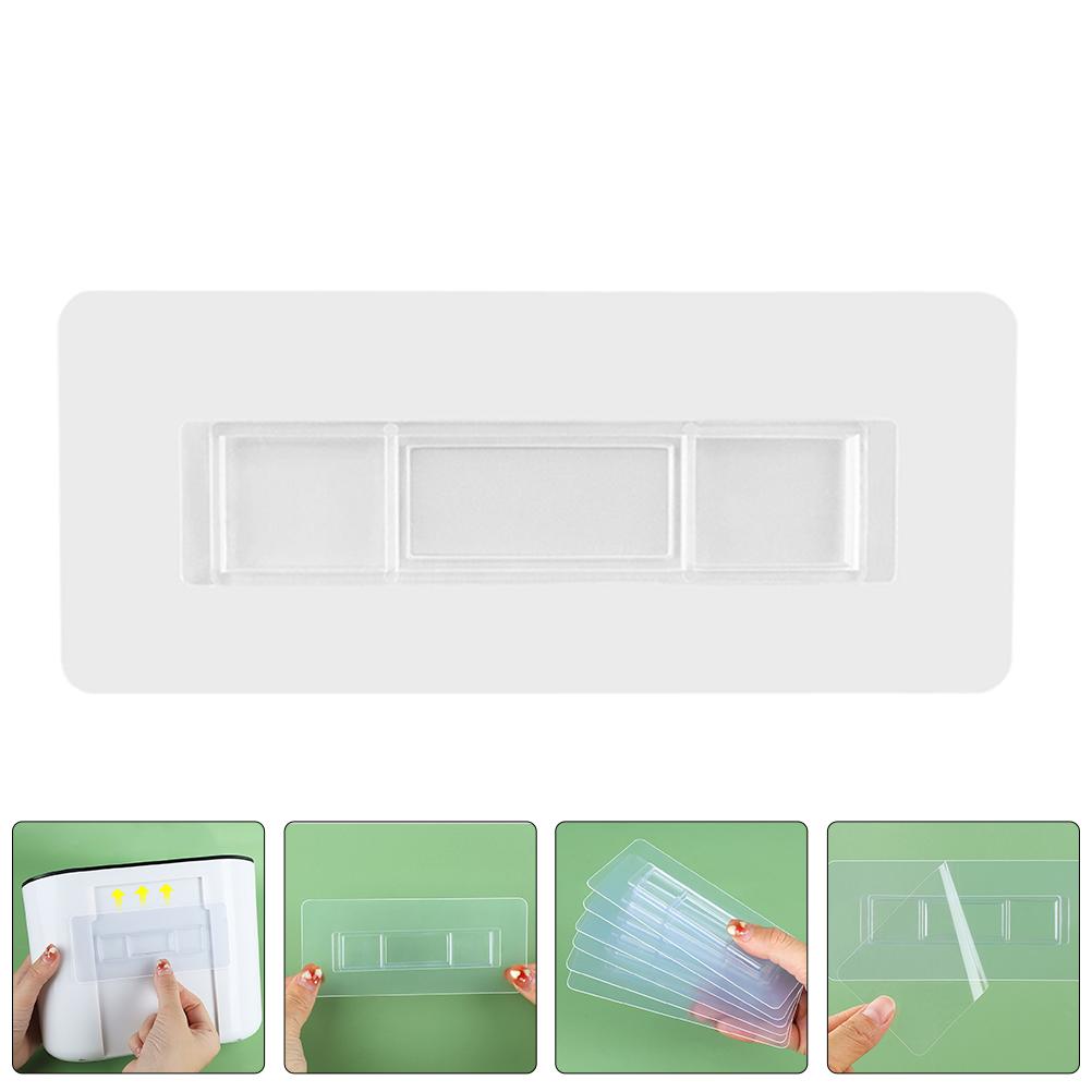 

20 Pcs Self Adhesive Hooks Rack Hangers Wall Shower Clear Strong Reusable Multi Purpose Home Storage ganization Solution 14.00X6.00X0.50CM прозрачный