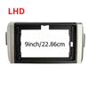 For TOYOTA INNOVA 2016+ 9 Inch Car Fascia Frame Decorative Panel Mounting Auto Interior Accessories Modification Panel