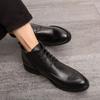 Mode Hohe Qualität Marke Winter Neue Stiefeletten Herren High Top Workwear Schuhe Klassisch Trendige Herren Leder Business Schuhe Pendeln