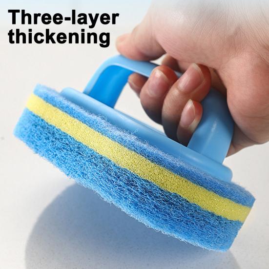 Tub Cleaning Brush Ergonomic Handle Scrubber Shower Stalls Stiff Bristle Cleaning Kitchen Sinks Window Frames Cleaning