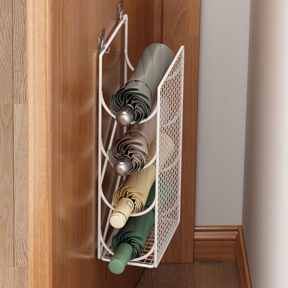 Punch-free Umbrella Storage Rack Simple Umbrella Organizer Wall Hanging Umbrella Holder Home