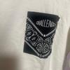 Used CHALLENGER Paisley Pattern Pocket T-shirt White