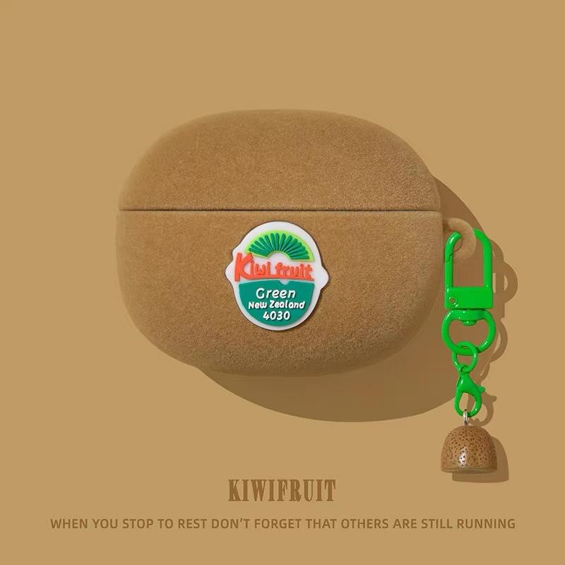 Flocking kiwi kiwi creative AirPods 1 generation earphone cover for apple bluetooth protective case pro1/1