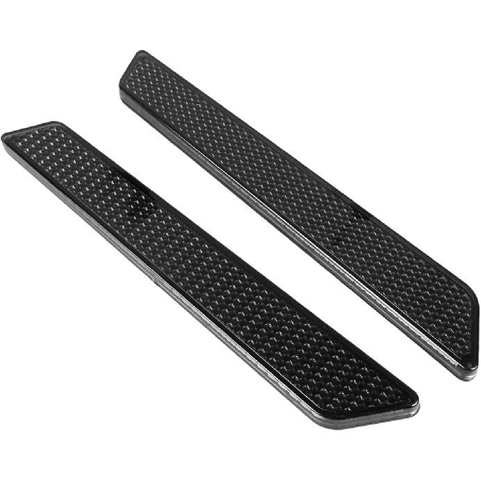 1 Pair Motorcycle Front Fork Reflector Lower Legs Slider Safety Warning Sticker Fit for Harley Soft Tail 833 1200 (Color : Black)