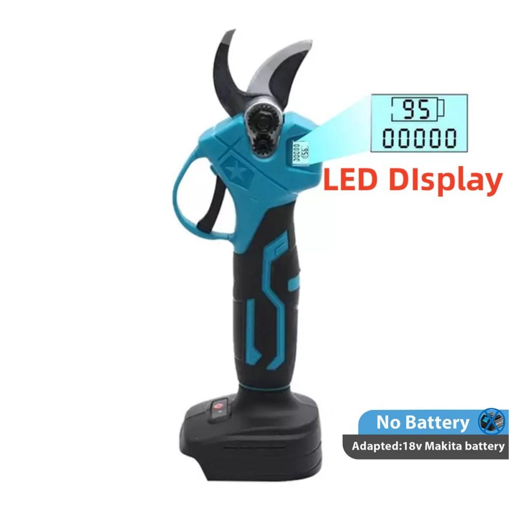 

Бесщеточные электрические секаторы Садовый инструмент Секатор Аккумуляторные электрические садовые ножницы со светодиодным дисплеем Подходят для аккумуляторов Makita 18 В