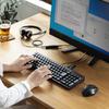 Sanwa Supply Kompakte Tastatur mit USB-Hub Schwarz mit Ziffernblock (SKB-KG2UH2BK)