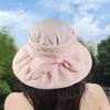 New Bucket Hat Women's Summer Sun Hat Elegant Fashion Sun Hat Outdoor Travel Beach Hat Bow