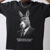 Feministisches Sigma Esel T-Shirt: Lustiges Meme, Respektiert Frauen