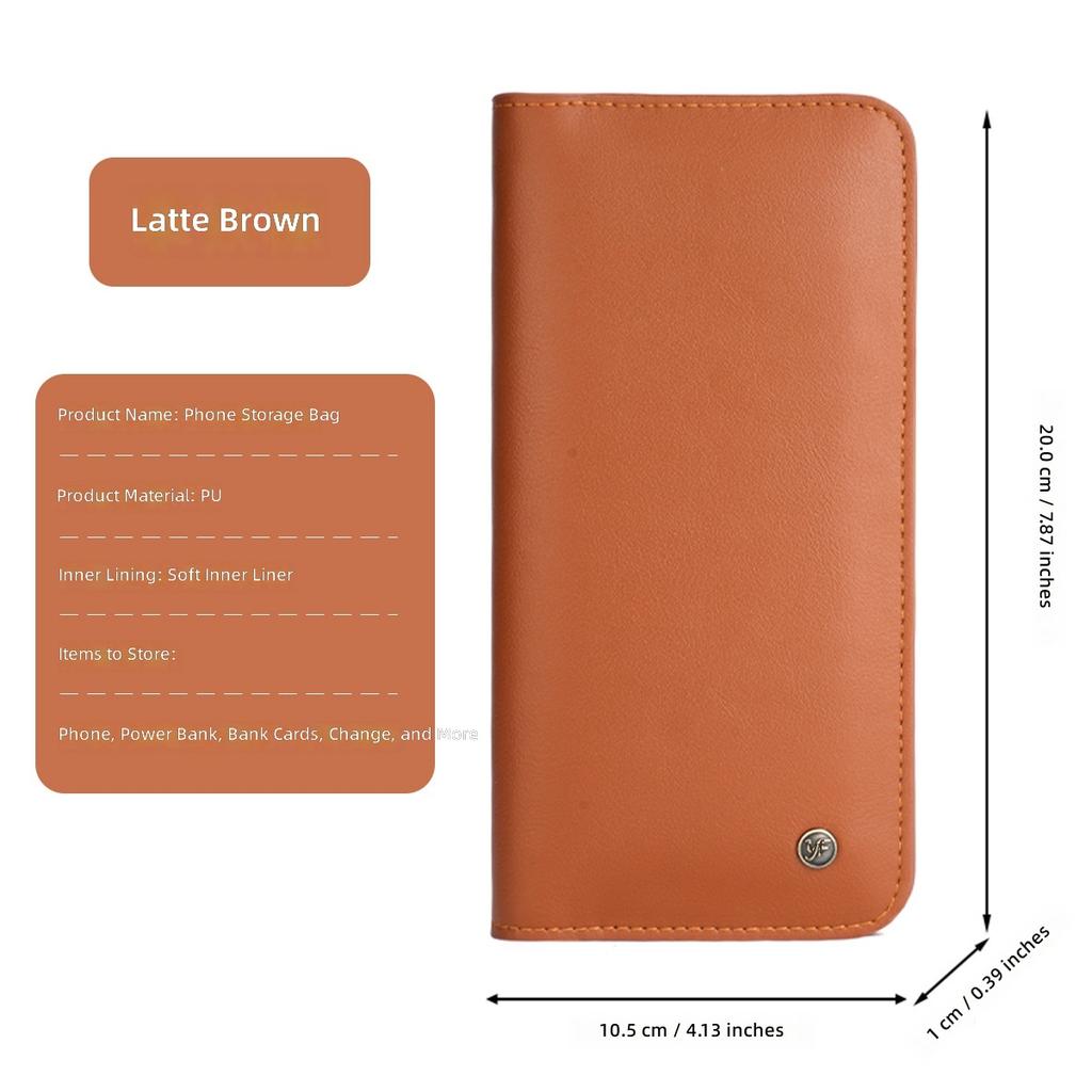 Apple iPhone 17 Promax Phone Bag OPPO/vivo Samsung Flip Leather Case Card Bag Storage Bag 16/15 Handbag Wallet