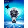 Casio Men's Oceanus Manta Solar Watch with Bluetooth, Sapphire Glass Bezel, Silver, Radio-Controlled, Japan Model OCW-S7000-1AJF