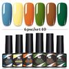 6-Color Nail Polish Glue Set, Popular Color Nail Glue, Phototherapy Nail Polish Glue Can Be Matched Arbitrarily.