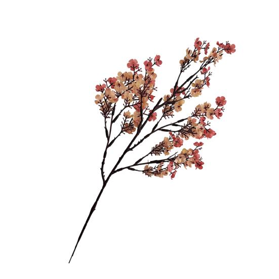 Konstgjorda Plomblomsgrenar 19,6" Falska Långstammade Vinterblomma för Bröllop Hemmakontor Sovrum Fest Bordscentrum