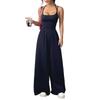 European & American Style Women's Casual Camisole Jumpsuit - Summer Wide Leg Loose Fit
