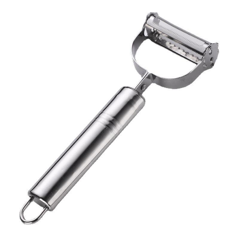 Stainless Steel Multifunctional Smiley Potato Peeler and Slicer Knife