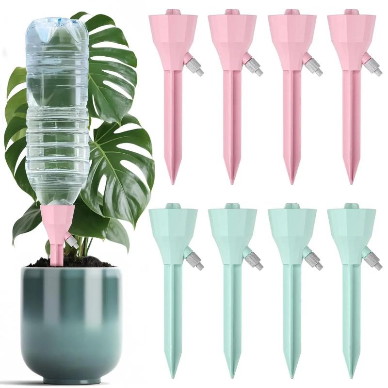 10Pcs Automatic Drip Irrigation System Self Watering Adjustable For Flower Plants Greenhouse Garden Auto Water Dripper Device