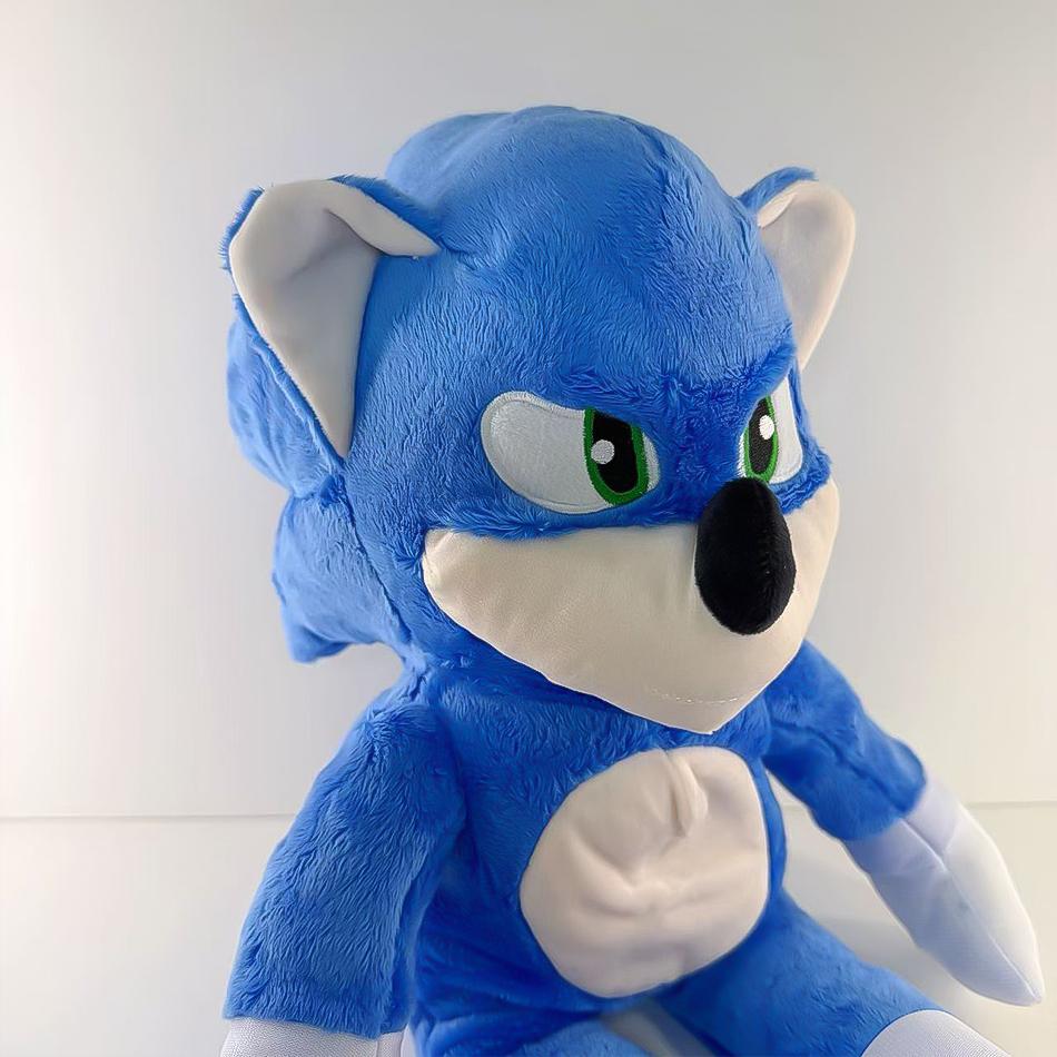 SONIC Plus 45cm Păpușă de pluș Respirație Copil Peluche Jucărie calmantă Anime Bebeluș Muzică Lumină Jucării de somn Copii Cadouri de sărbătoare