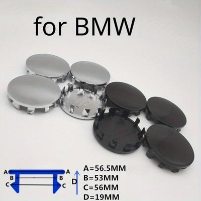 4ks pre nové BMW originálna úprava krytu náboja kolesa stredový kryt Nový 1 2 3 4 5 7 Séria X1 X3 kryt kolesa 56MM ráfiky odznak stredové logo kolesa