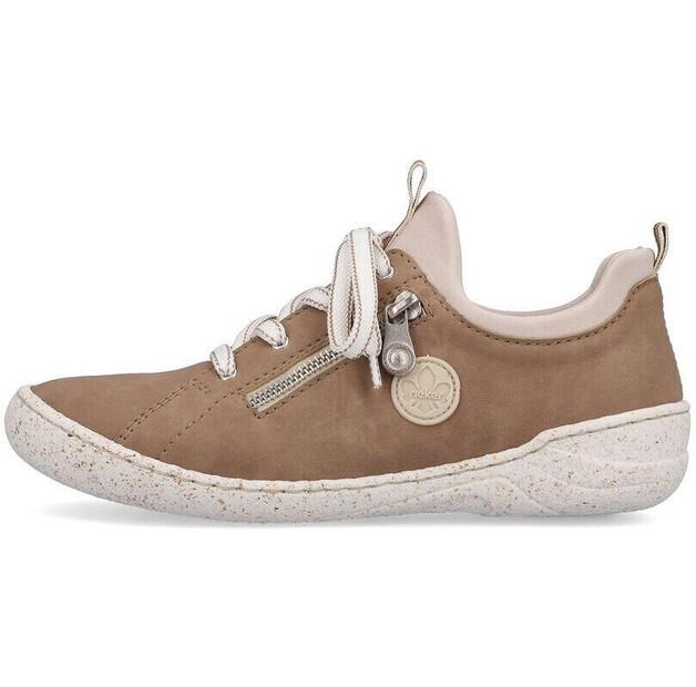 

Женские слипоны Rieker 54573 54573-62 коричневые perlcreme 40