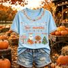Men's Casual Short Sleeve T-Shirt with I M Letter Graphic Print for Everyday Wear