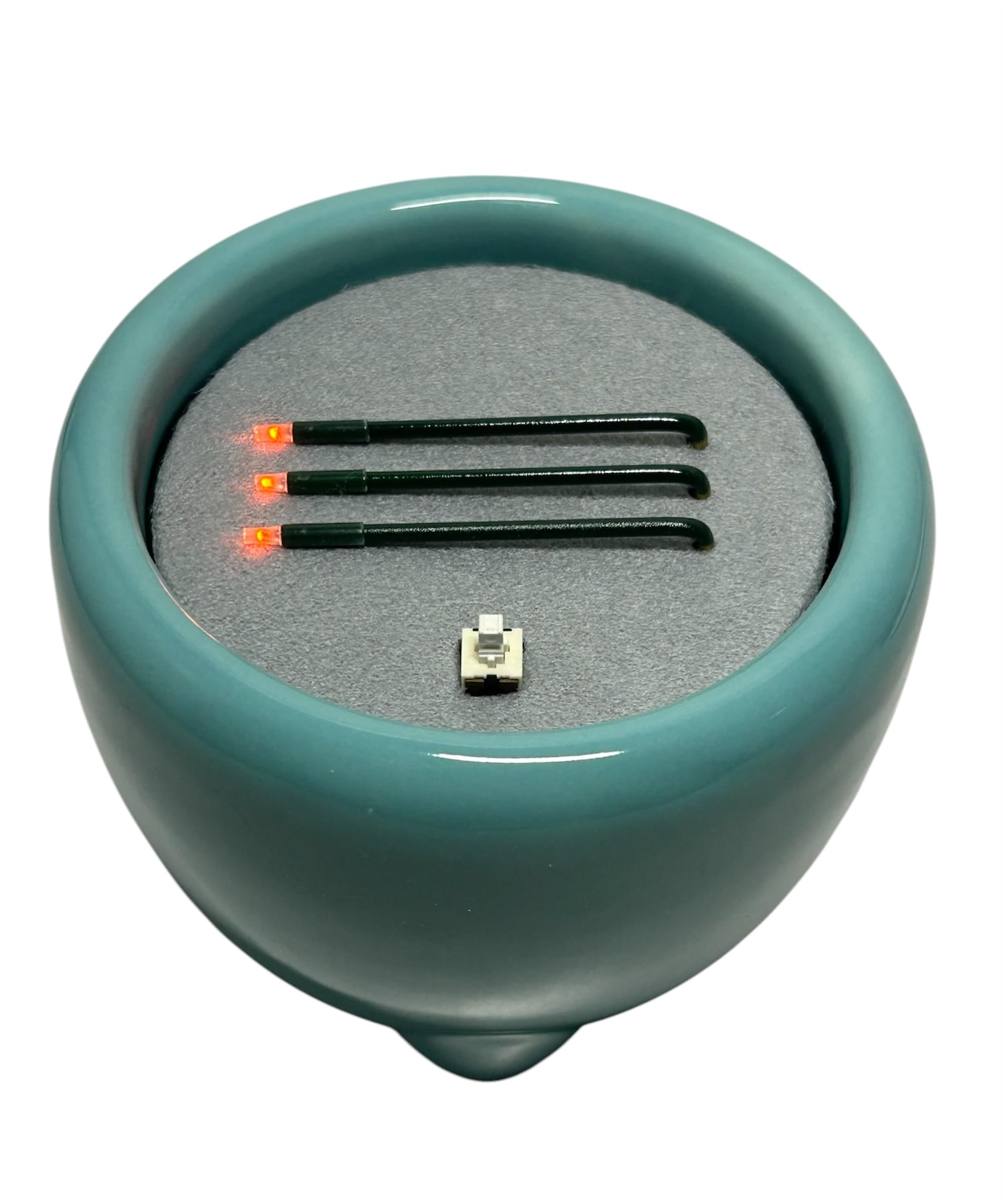 

Safe, fire-free electronic incense, Sanyasuragi LED electronic incense, lying-down incense stick type, 2.5-inch ball incense burner, for Jodo Shinshu