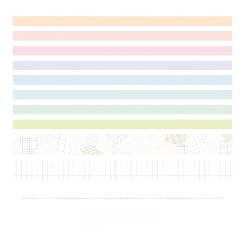 10 Rollen Kawaii Washi Tapes Set Schulsachen Niedliche Aufkleber Masking Tape Ästhetische Schreibwaren Scrapbooking Journal Dekoration