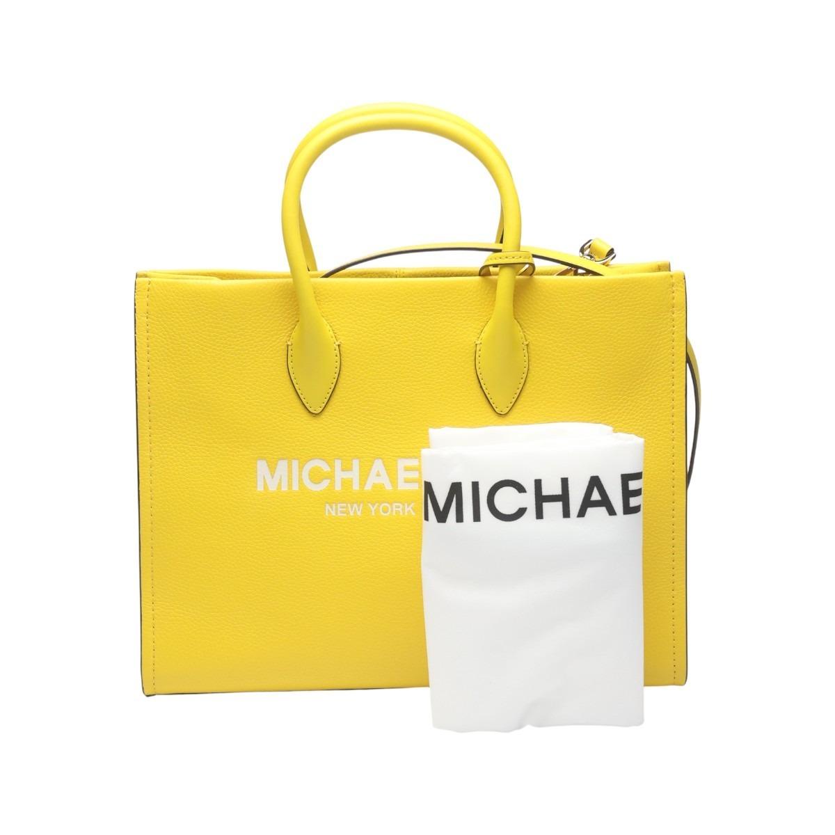 Michael Kors Shoulder Bag Handbag Cowhide yellow Women Used