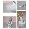 Beautiful Resins Ballerinas Statue Ballet Dancer Figurine Dancing Girl Sculpture for Artistics Home and Office Decors
