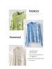 Women's Long Sleeve Tie-Dye Merino Wool T-Shirt: Machine Washable, Round Neck, Loose Fit, Comfortable & Breathable - Spring Arrival