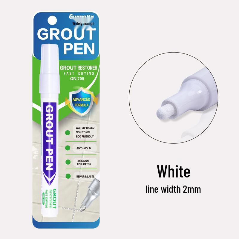 

Guangna Tile Grout Pen: Quick-Drying, Waterproof, Anti-Mold, Large Capacity, Color-Changing Repair Pen