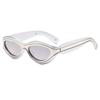 2024 High-End Tortoiseshell Cat-Eye Sunglasses for Women - Small Frame with UV Protection and Gradient Lenses