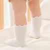 5Pairs Breathable Baby Cotton Socks Autumn Spring Newborn Socks Toddle Short Tube Socks  Newborn