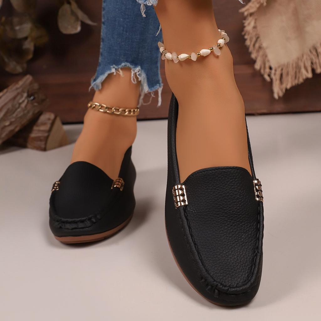 Damen Loafer Leichte Schuhe für Damen Bequeme Freizeit-Sneaker Zum Hineinschlüpfen Ballerinas Damen