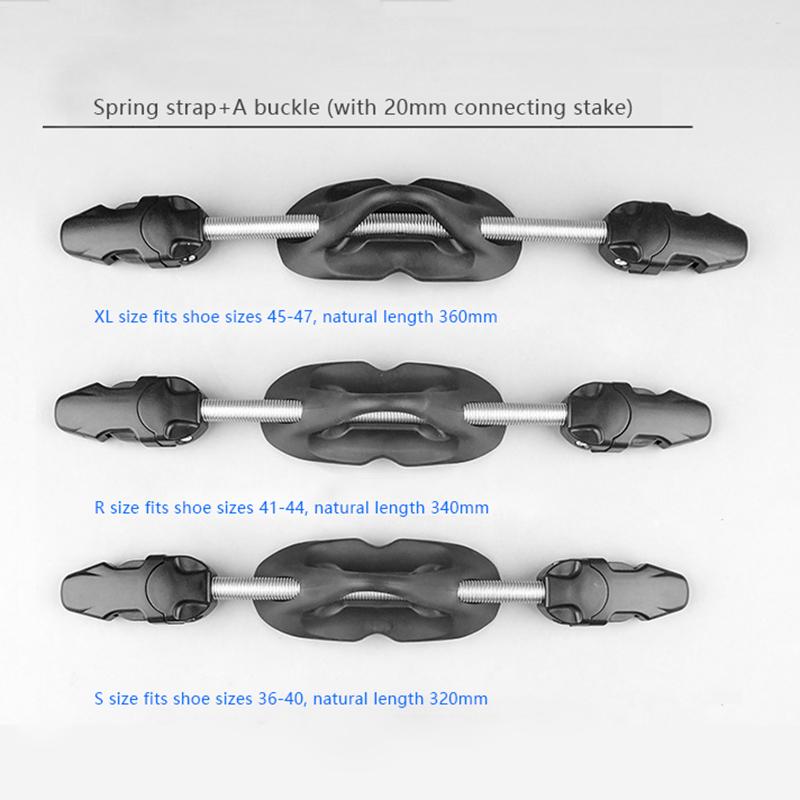 2Pcs/Pair Flippers Heel Strings Spring Buckle Stainless Steel Diver Fin Straps Anti-Slip Portable For Diving Snorkeling Supplies