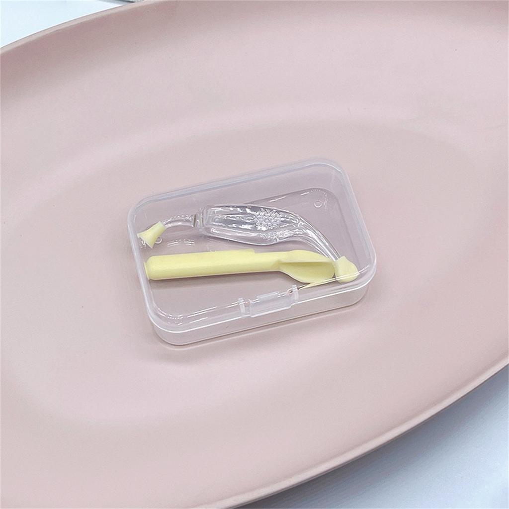 Contact Lens Insertion and Removal Tool Set with Soft Silicone for Students Office Workers House