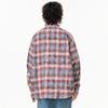 New Japanese Mid-length Shirt for Spring for Men's Fashion Trend Casual Plaid Shirt