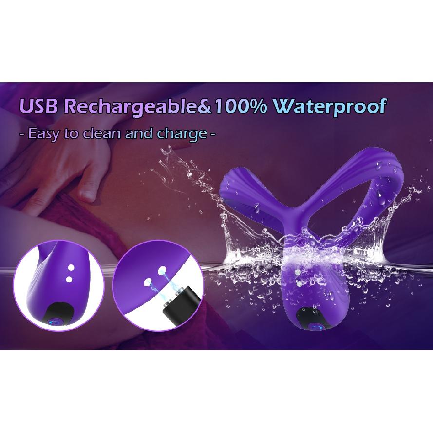 New 10 Modes Vibrator Cockring Penis Cock ring on for Man Delay Ejaculation Sex Toys for Men Rings Penisring Toys for Adults