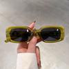 Vintage Rectangle Men Women Sunglasses Fashion Ins Popular Candy Color Shades Eyewear Trendy UV400 Protection Sun Glasss